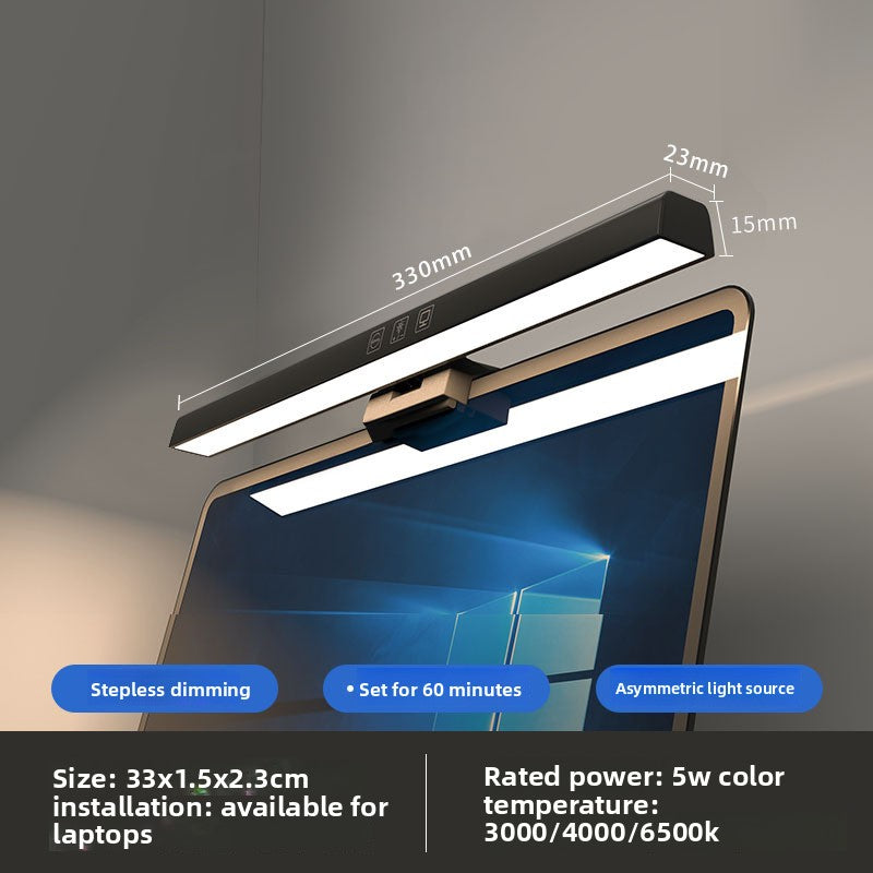 Adjustable Monitor Mount LED Desk Light