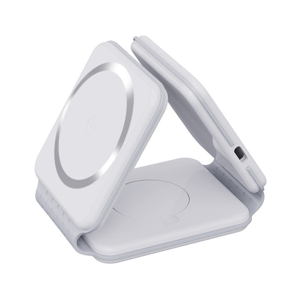 Cargador Inalámbrico Magnético 15W 3 en 1